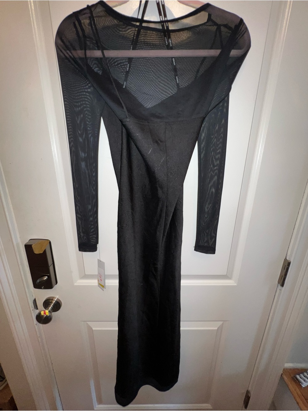 DKNY Black Crushed Charmeuse Slip Dress. NWT Size: 2. Retail: $139. Asking: $89.